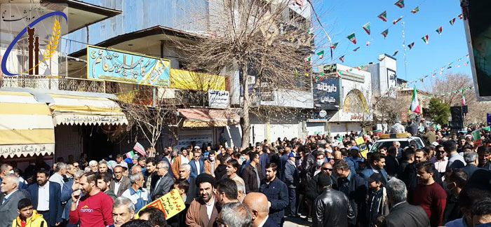 حضور گسترده مردم مرودشت در راهپیمایی 22 بهمن