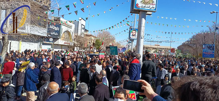 حضور گسترده مردم مرودشت در راهپیمایی 22 بهمن