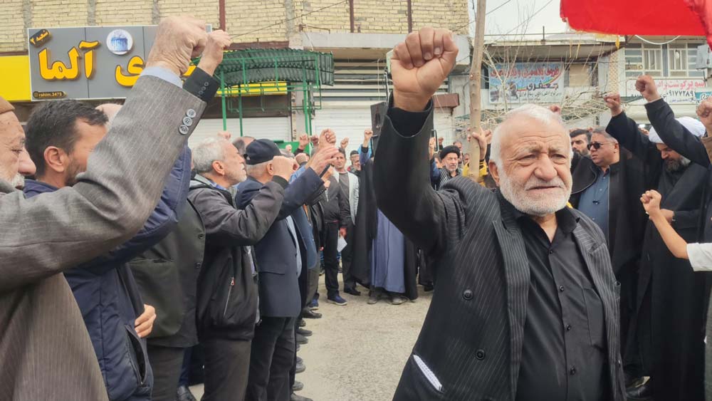مراسم شهادت امام خامنه ای در سیدان مرودشت