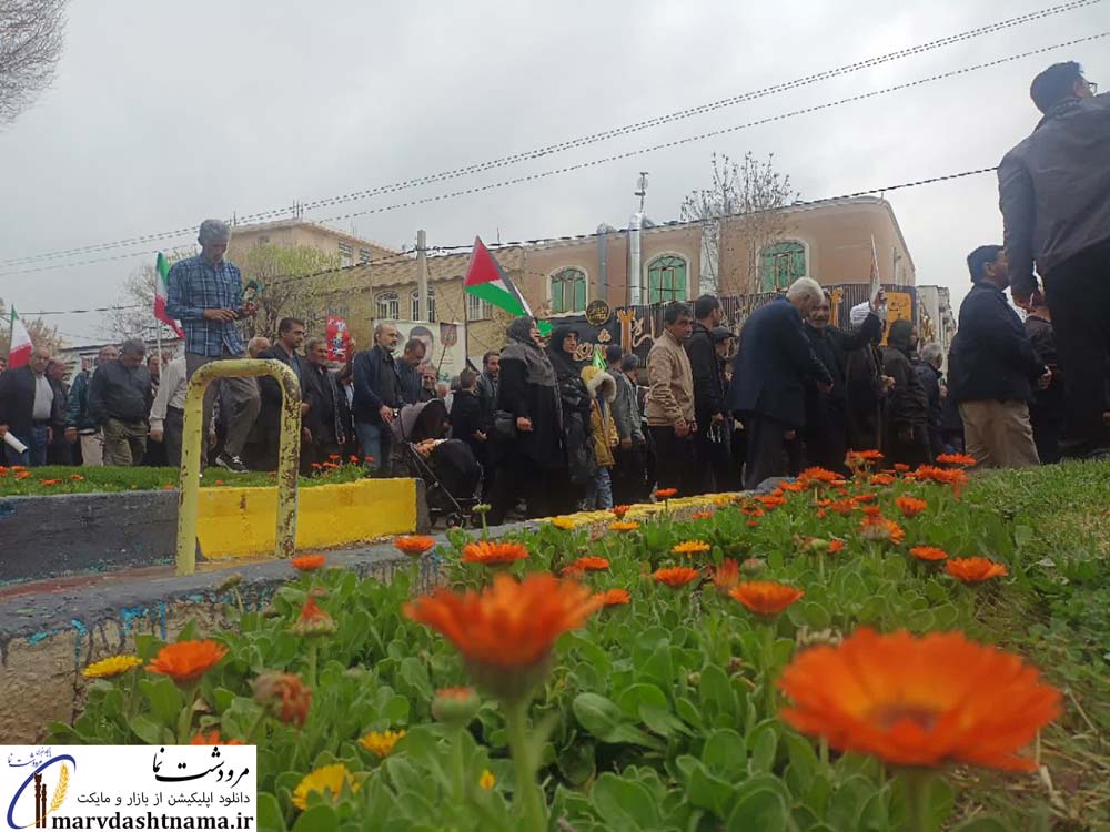 گزارش تصویری راهپیمایی روز قدس 1404 در مرودشت